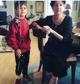 Molly Ann Beitner with her grandson Arthur